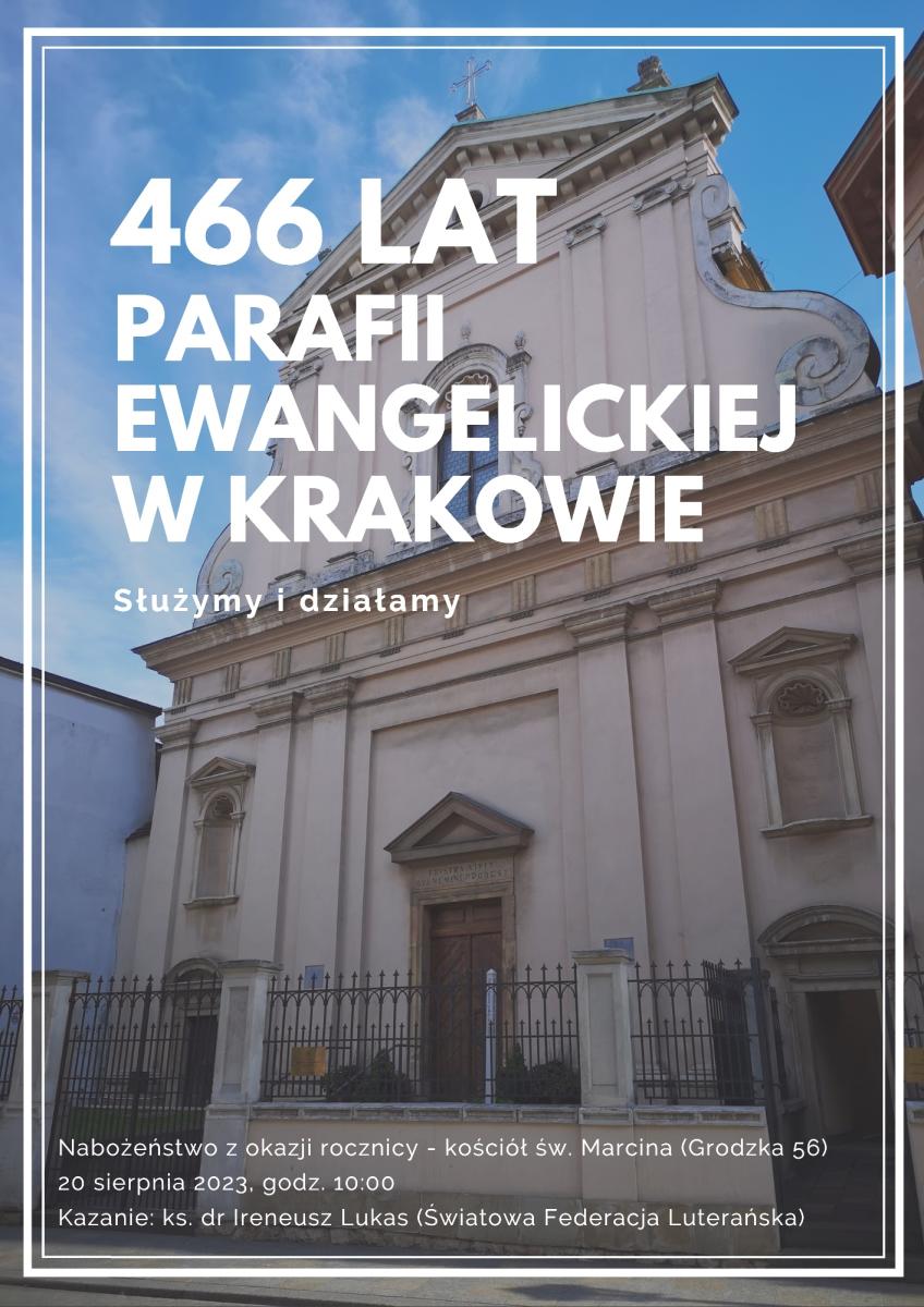 466 lat parafii ewangelickiej w krakowie - 1